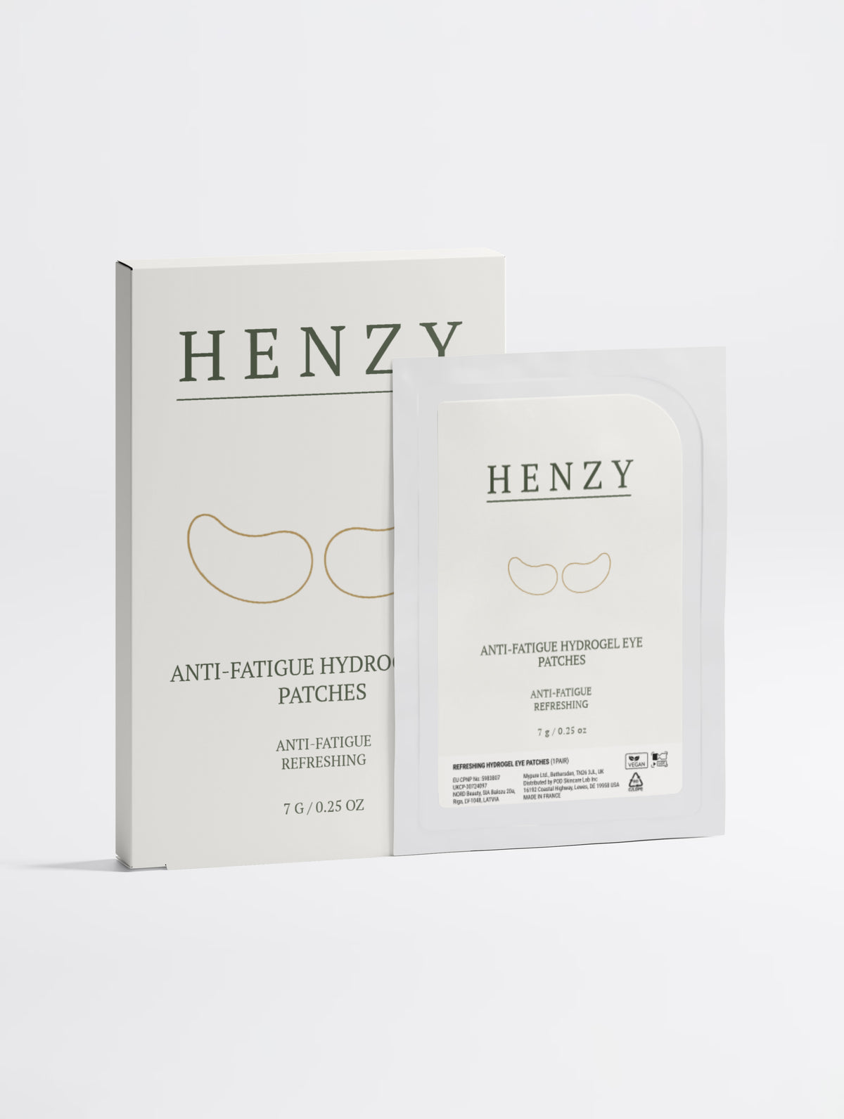 Anti-Fatigue Hydrogel Eye Patches 7Pcs